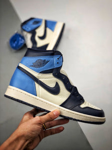 Jordan 1 Retro High Obsidian UNC