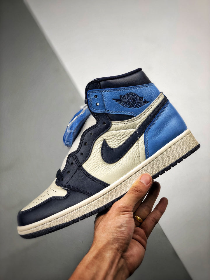 Jordan 1 Retro High Obsidian UNC