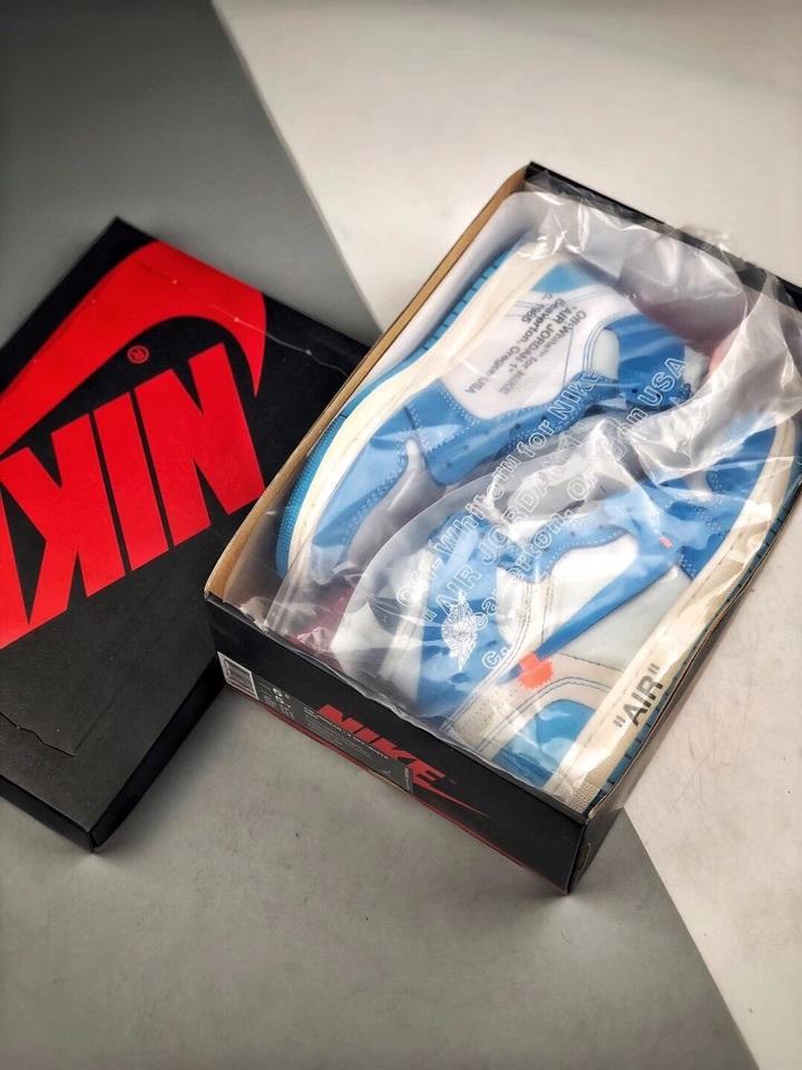 Air Jordan 1 Retro High Off-White University Blue