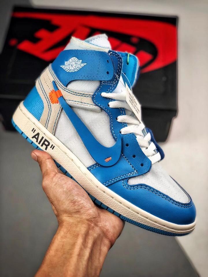 Air Jordan 1 Retro High Off-White University Blue