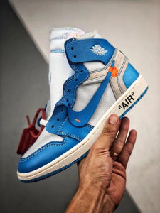 Air Jordan 1 Retro High Off-White University Blue