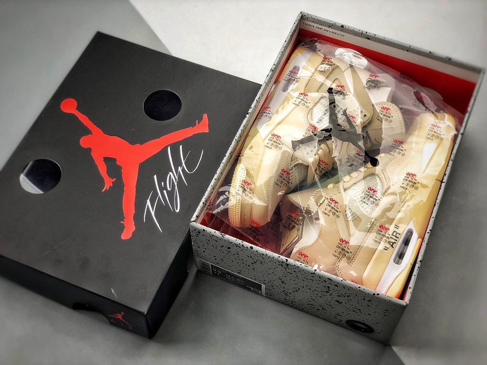 Jordan 4 Retro Off-White Sail