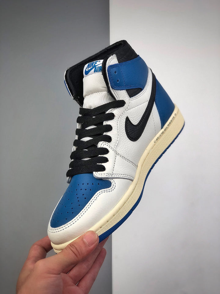 Air Jordan 1 Retro High OG SP Travis Scott Fragment Military Blue