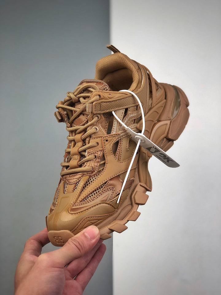 Balenciaga Sneaker Track.2 Brun Clair