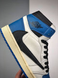 Air Jordan 1 Retro High OG SP Travis Scott Fragment Military Blue