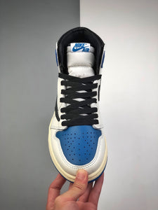 Air Jordan 1 Retro High OG SP Travis Scott Fragment Military Blue